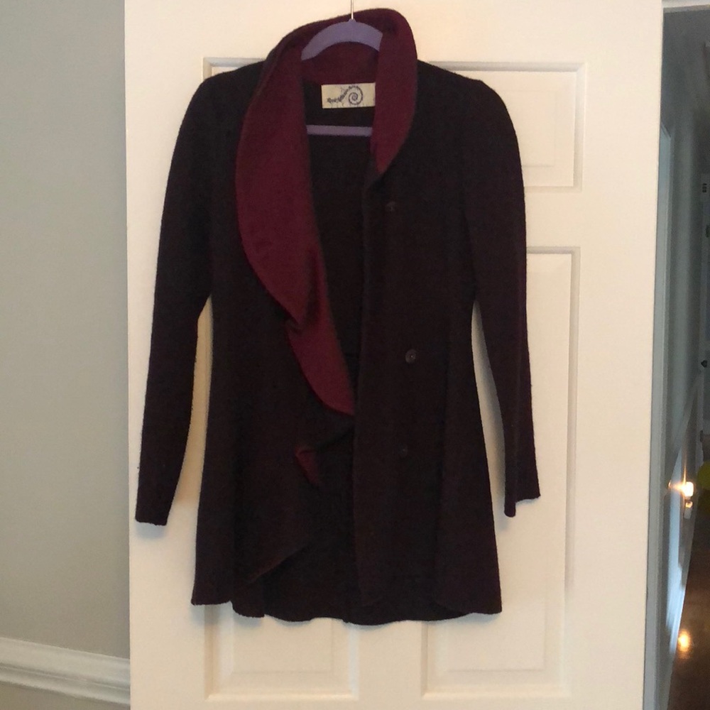 Anthropologie Rosie neim  wool sweater coat xs